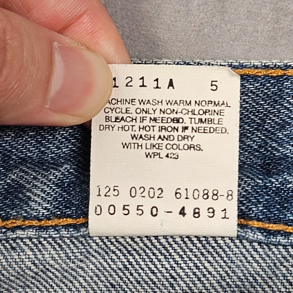 Vintage Levi's 550‎ Jeans Mens 36x30 Relaxed Fit Blue Medium Wash Denim Y2K 2002